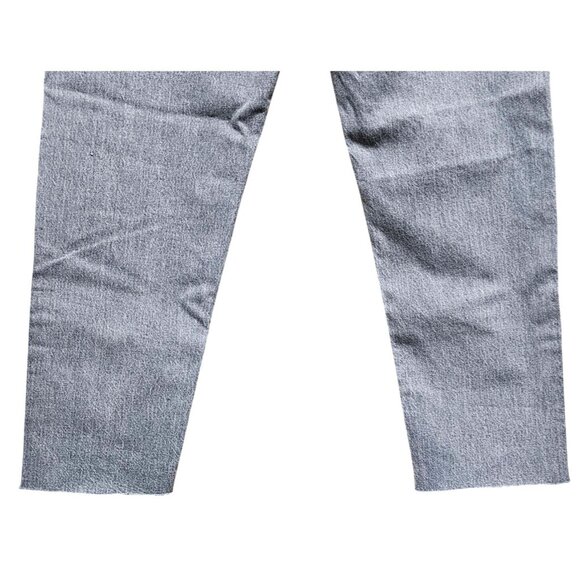 Gap Cheeky Straight‎ High Rise Grey Jeans 28 6P Raw Hem Womens Denim - Picture 5 of 7